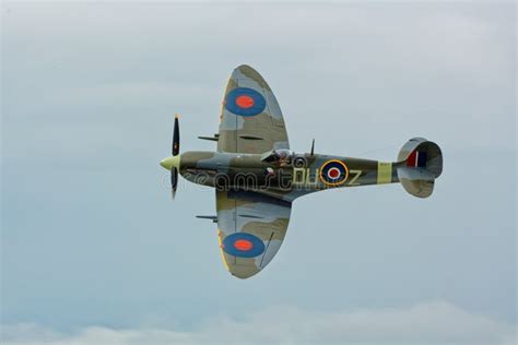 Supermarine Spitfire Mk Vc In Flight Editorial Stock Photo Image Of