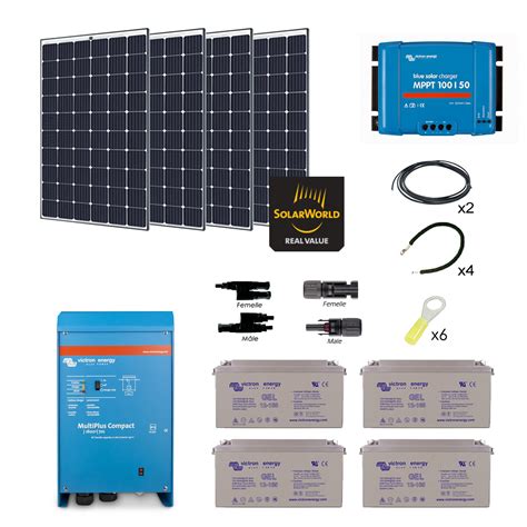 Kit Solaire W Autonome Hybride Premium