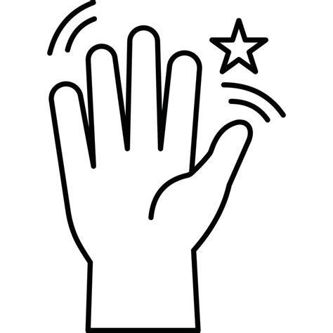 Hand Waving Which Can Easily Edit Or Modify 18851564 Vector Art At Vecteezy