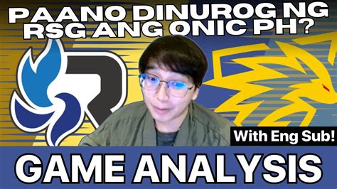 WITH ENGSUB NADUROG ANG ONIC PH RSG VS ONIC PH GAME ANALYSIS BY