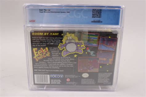 Eek The Cat Super Nintendo Snes 1994 Ocean New Sealed H Seam Cgc