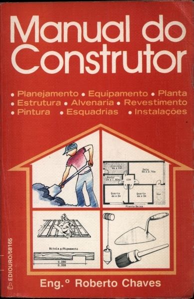 Manual Do Construtor Roberto Chaves Tra A Livraria E Sebo