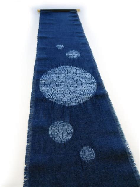 Japanese Noren Natural Indigo Wall Hanging Hand Dyed Etsy Indigo