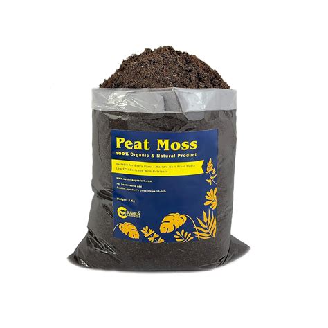 Peat Moss For Plants 2kg Ready To Use Loose Powder Plant Media Potting