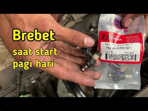 Ganti Injektor Beat Deluxe Pakai Vario Kzr Youtube