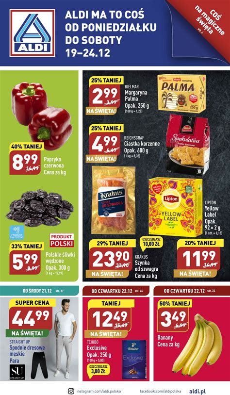 Aldi Gazetka Promocyjna Bo E Narodzenie Wa Na Od Do