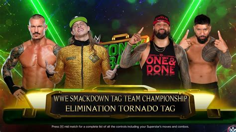 Wwe K Randy Orton Matt Riddle Vs The Usos Smackdown Tag Team