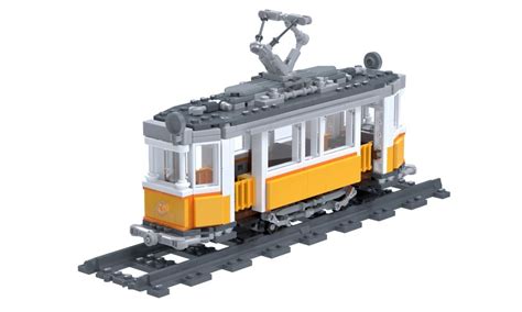 Lego Moc Old Tram By Brickative Rebrickable Build With Lego