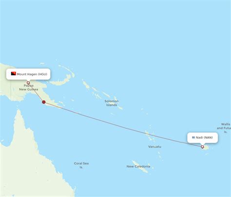 All Flight Routes From Nadi To Mount Hagen Nan To Hgu Flight Routes