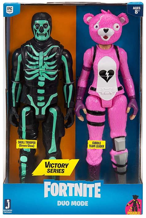 Fortnite Victory Series Skull Trooper Green Glow And Cuddle Team Leader