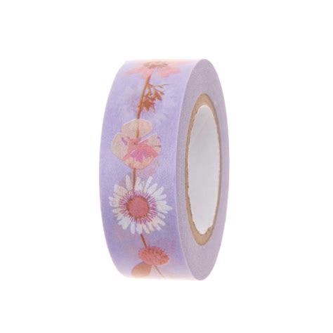 Masking Tape Transformation Blumenranke Flieder Von Rico Design