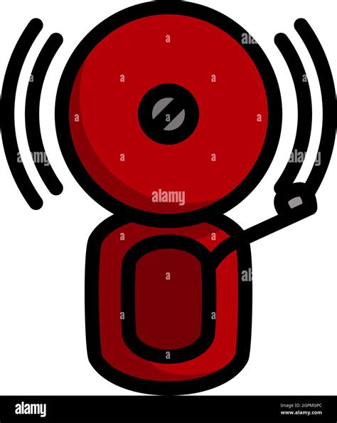 Fire Alarm Icon Stock Vector Image & Art - Alamy