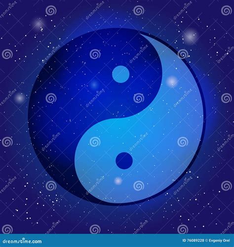 Yin And Yang Symbol Universe