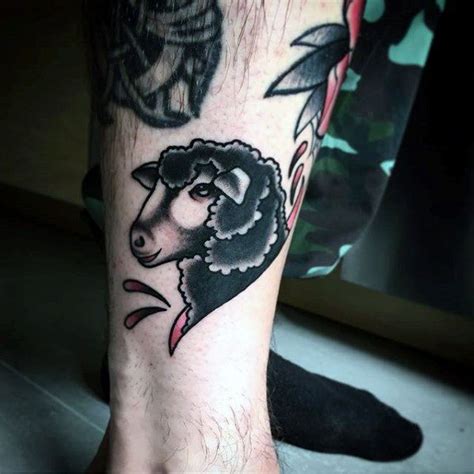 Sheep Head Tattoo