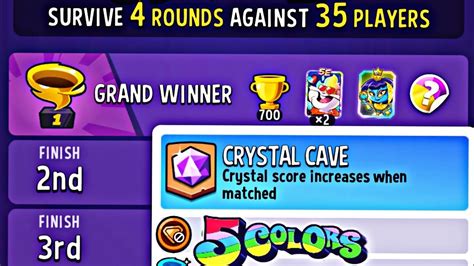 Crystal Cave Match Rumble Crystals Cave Colors Match Masters