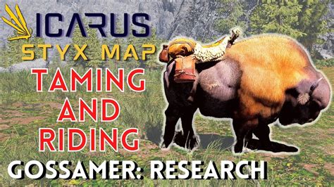 ICARUS New Mounts Taming And Riding Tips Gossamer Research SOLO