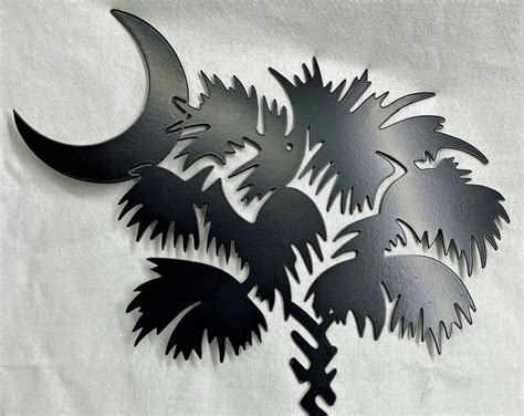 Palmetto Moon Metal Wall Art - Etsy