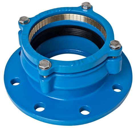 Flange Adaptor For PE PVC Pipes Blucast