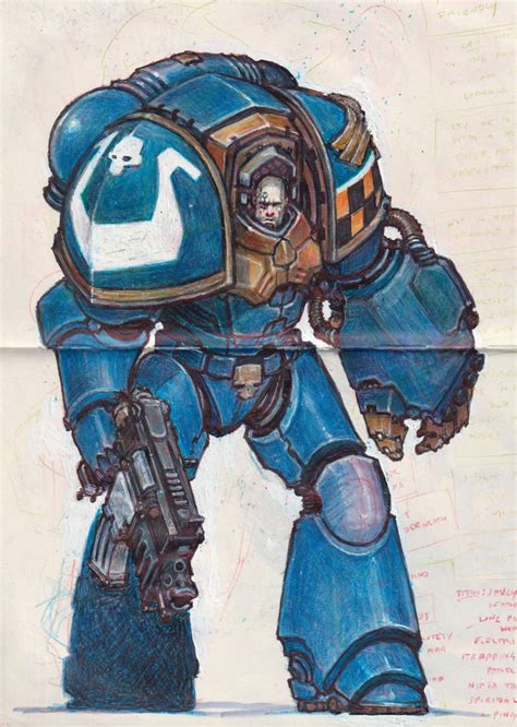 Ultramarine Art By David Cornish 40K Gallery