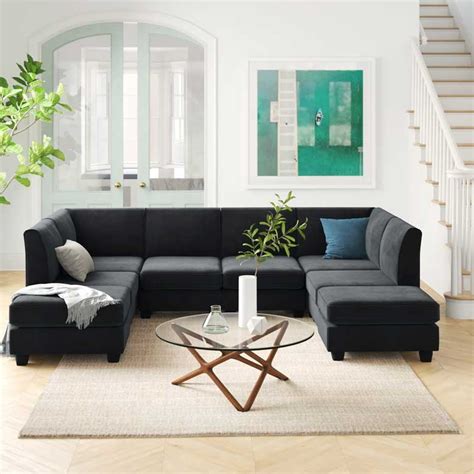 15 Black Sectional Couches for a Stylish Living Room | 10 Stunning Homes