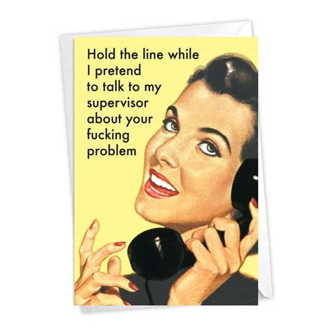 Funny Admin Professionals Day Notecard Womens Greeting Stationery Job Employment C4144apg