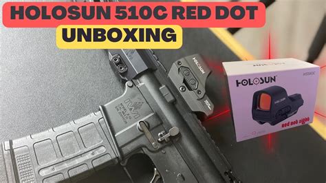 Holosun C Red Dot Unboxing Install On Ar Pistol Zion Youtube