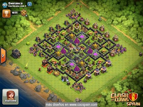 Dise O Aldea De Ayuntamiento Nivel Th Farming Clash Of Clans