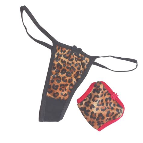 Calcinha Lingerie Sexy Tanga Fio Dental Oncinha Serra Sexy Shopee Brasil