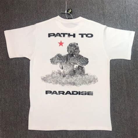 Hellstar Studios Path To Paradise Tee T Shirt Black Gray White