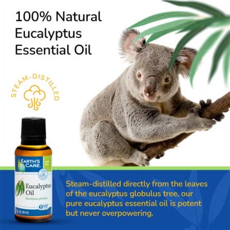 Earth S Care 100 Pure Eucalyptus Essential Oil 1 FL OZ 30 ML 1