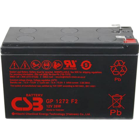 Csb Battery Gp F V Ah Watt Sealed Lead Acid Battery