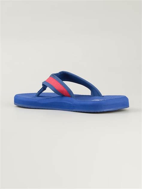 Polo Ralph Lauren Almer Flip Flops In Blue For Men Lyst