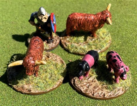 Miros Games Livestock And Objective Markers For Saga