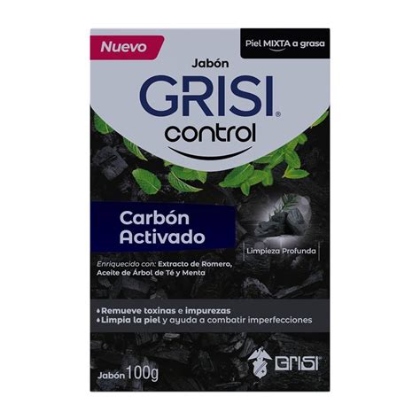 Jab N En Barra Grisi Control Carb N Activado G Walmart En L Nea