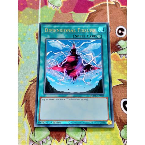 Thẻ bài YUGIOH Dimensional Fissure BLMR EN088 Ultra Rare 1st