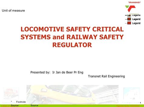 Locomotive Safety Critical Systems And Railway Safety Regulator