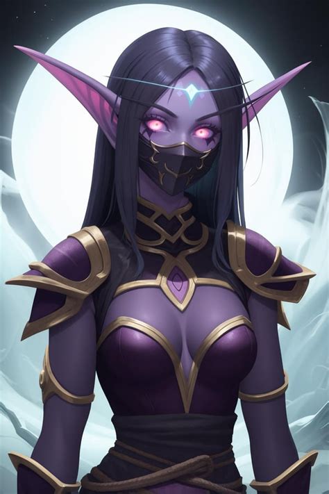 Night Elf Warcraft LoRA Nightelf Wc Richy V1 Stable Diffusion