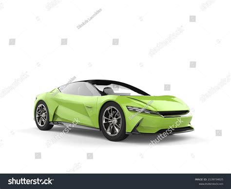 Lime Green Modern Electric Fast Luxury Stock Illustration 2139734025 ...