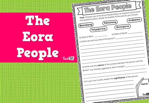 The Eora People :: Teacher Resources and Classroom Games :: Teach This