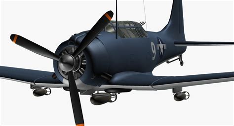 Douglas dauntless bomber model - TurboSquid 1221735