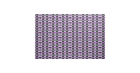 Purple Argyle Fabric Zazzle