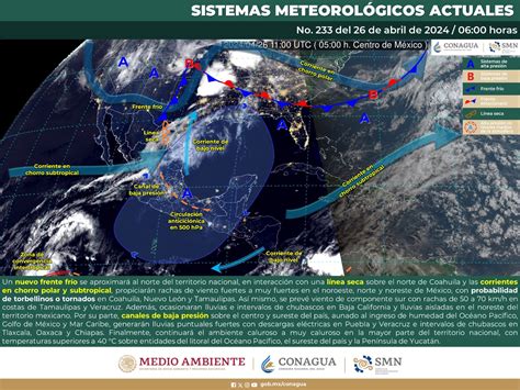 Nuevo frente frío generará fuertes rachas de viento en Coahuila La