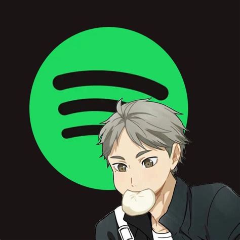 Sugawara Spotify Icon | App icon, Anime, Kawaii app