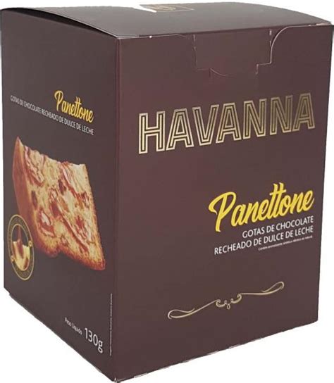 Tudo Sobre Panettone Havanna Gotas De Chocolate Doce De Leite 700g