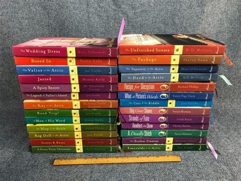 ANNIES ATTIC MYSTERIES Books Lot Complete Set Of 26 Hardcover Dust