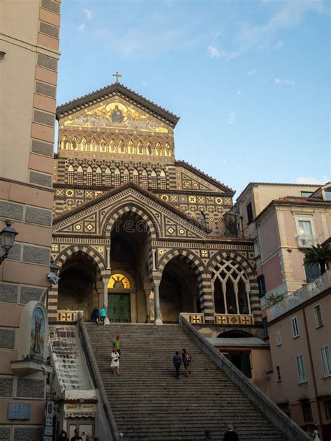 Amalfi Cathedral editorial stock photo. Image of amalfi - 304462783