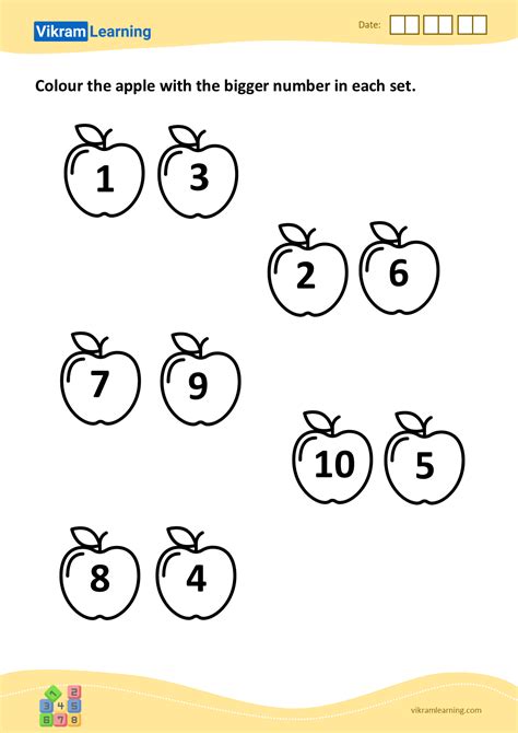 Download Comparing Numbers Up To 10 Worksheets For Free