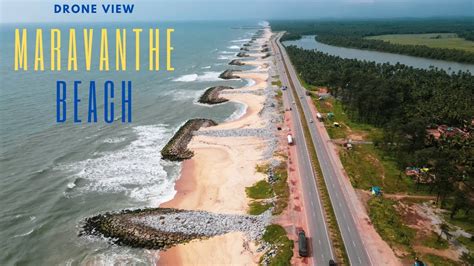 Maravanthe Beach Udupi Drone View 4K YouTube