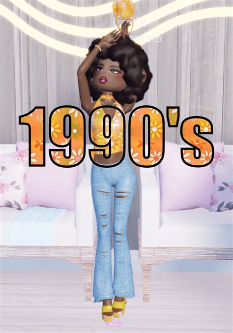 Dress To Impress Outfit Ideas Theme 1990s In 2024 Dress To Impress Decades Outfits 1990s