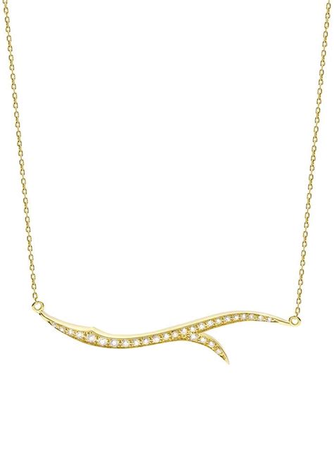 Stephen Webster Thorn Stem Necklace Gold